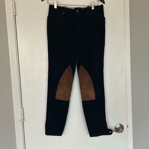 Vintage Ralph Lauren Navy Corduroy Riding Pants S 6